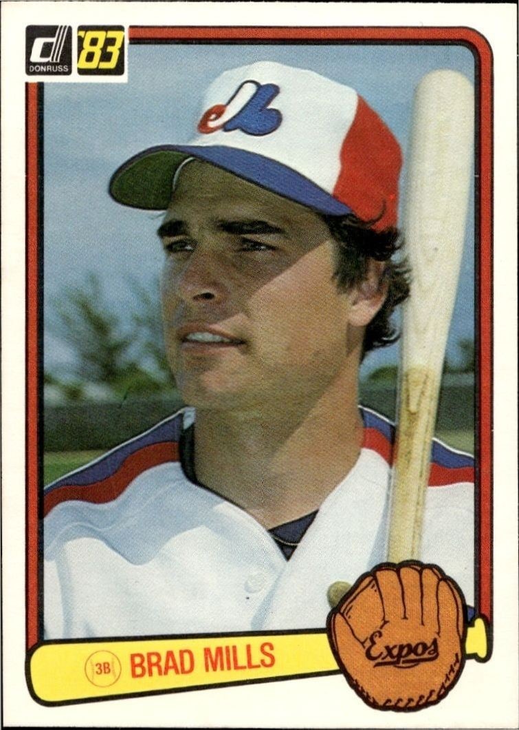 1983 Donruss Brad Mills #366 trading card