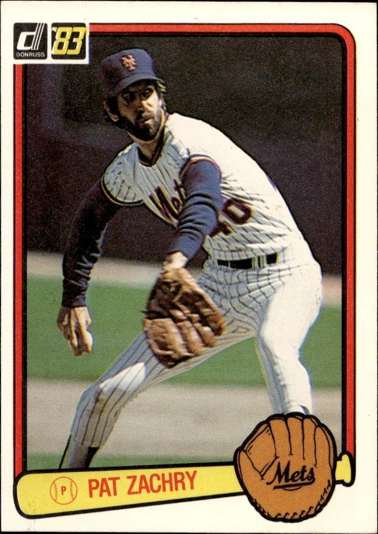 1983 Donruss Pat Zachry #560 trading card