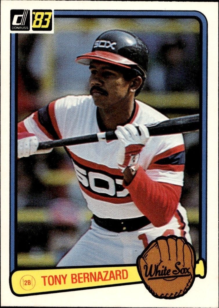 1983 Donruss Tony Bernazard #482 trading card