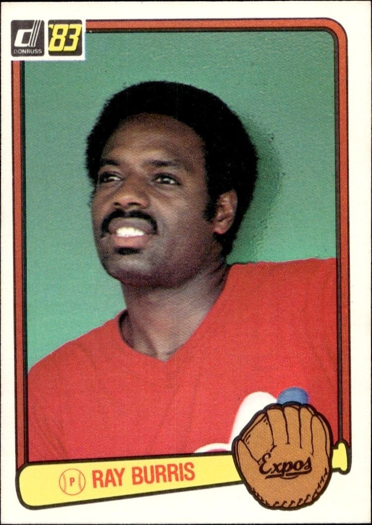 1983 Donruss Ray Burris #36 trading card