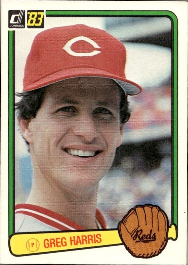 1983 Donruss Greg Harris #295 trading card