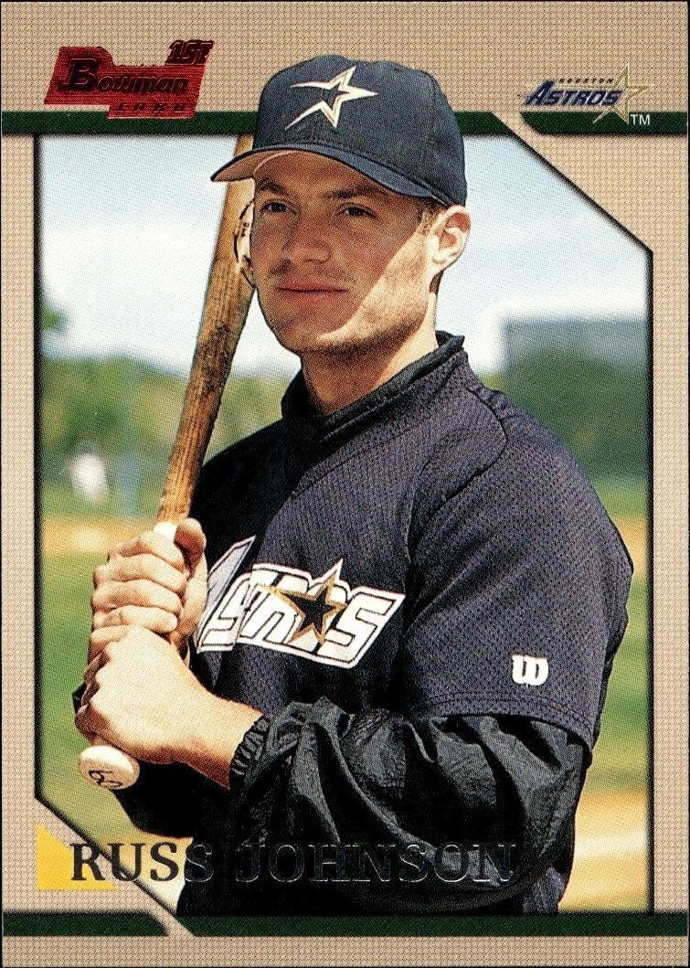 1996 Bowman Russ Johnson #294 trading card