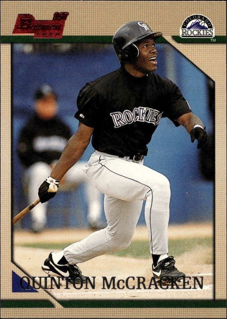 1996 Bowman Quinton McCracken #306 trading card