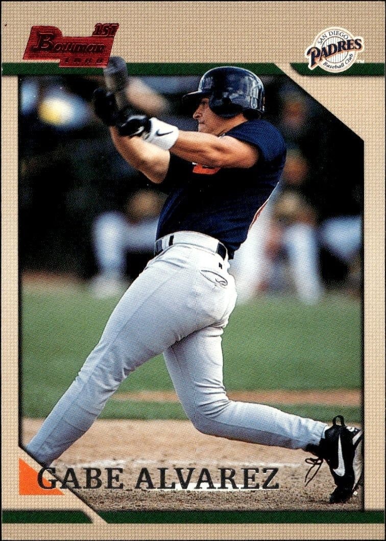 1996 Bowman Gabe Alvarez #309 trading card