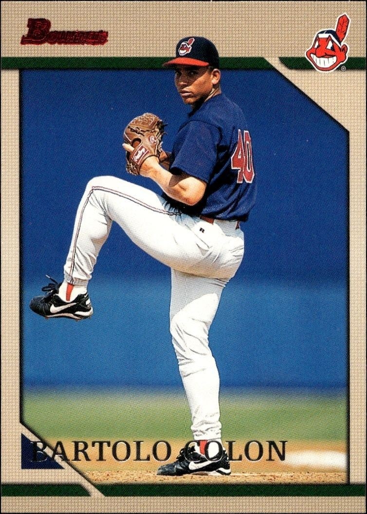 1996 Bowman Bartolo Colon #312 trading card