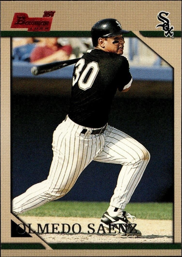 1996 Bowman Olmedo Saenz #313 trading card