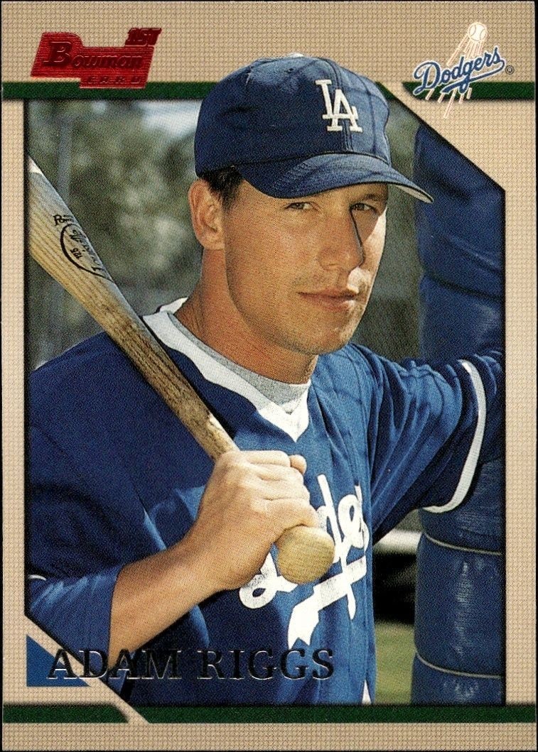 1996 Bowman Adam Riggs #319 trading card