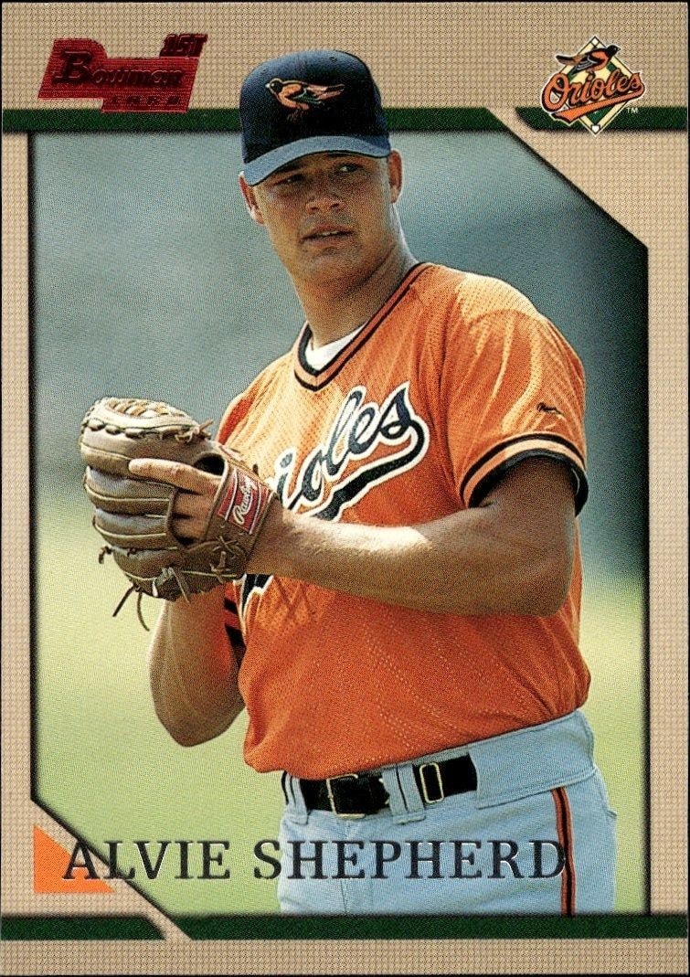 1996 Bowman Alvie Shepherd #325 trading card