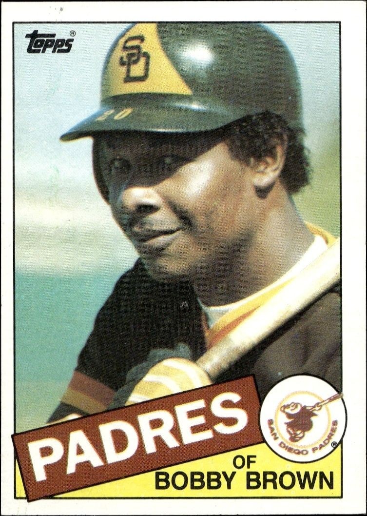 1985 Topps Bobby Brown #583 trading card