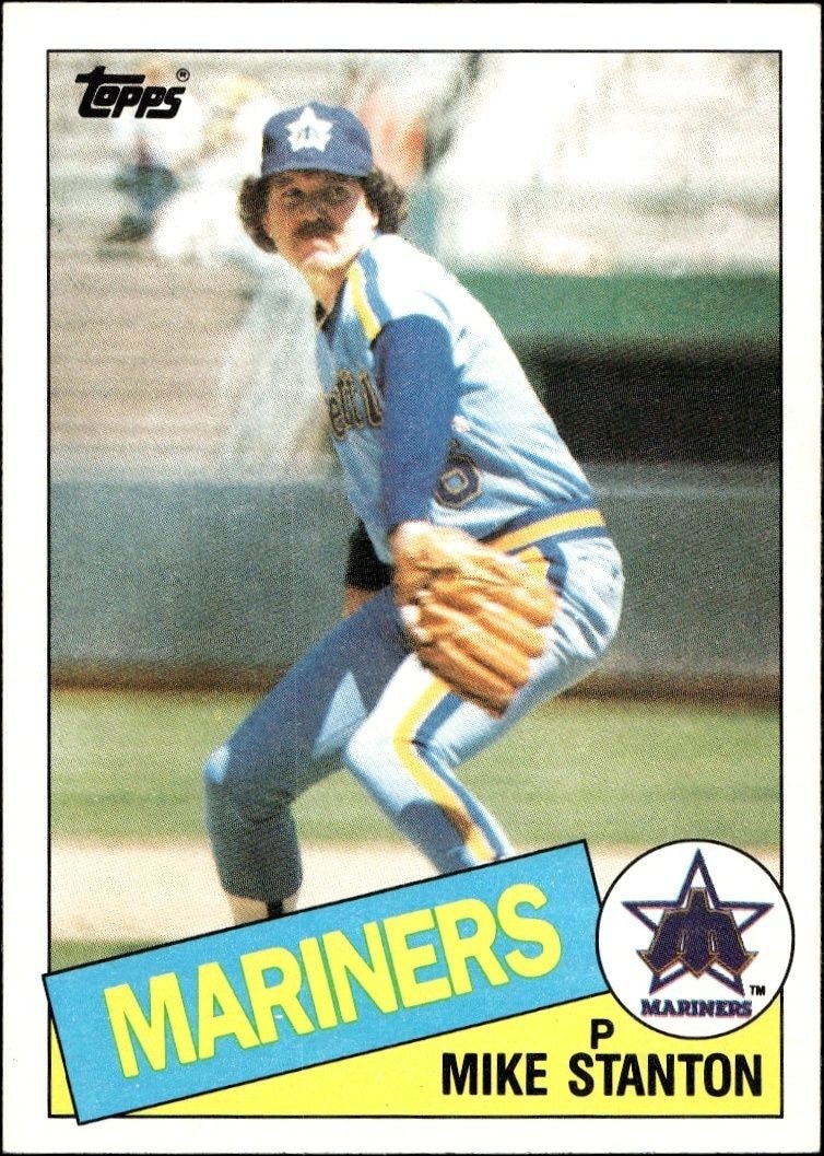 1985 Topps Mike Stanton #256 trading card