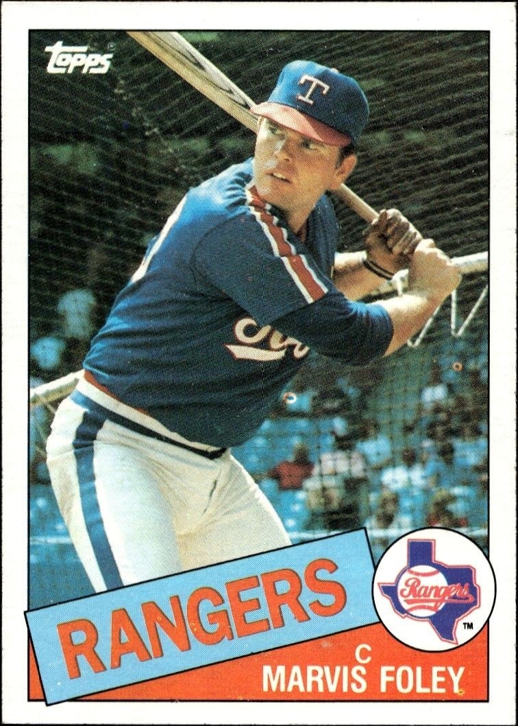 1985 Topps Marvis Foley #621 trading card