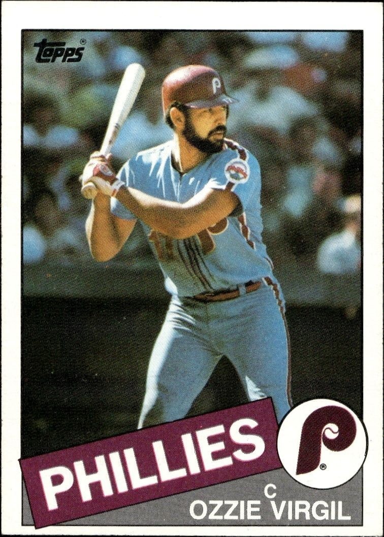 1985 Topps Ozzie Virgil #611 trading card