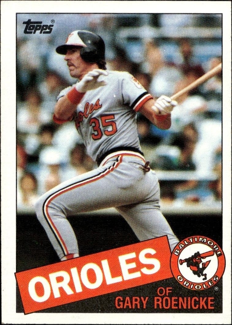 1985 Topps Gary Roenicke #109 trading card