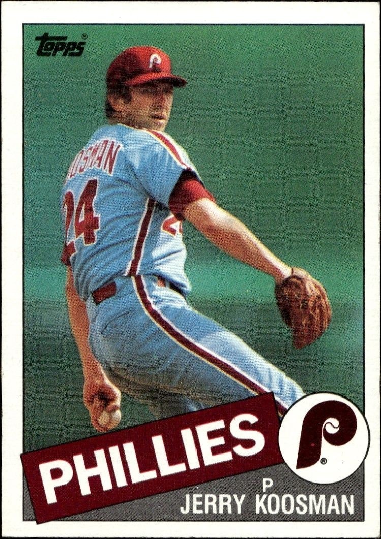 1985 Topps Jerry Koosman #15 trading card