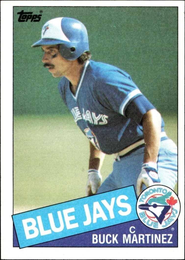 1985 Topps Buck Martinez #673 trading card