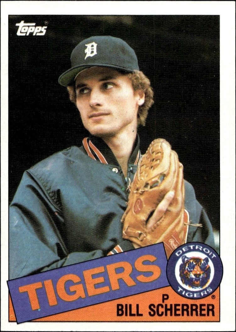 1985 Topps Bill Scherrer #586 trading card