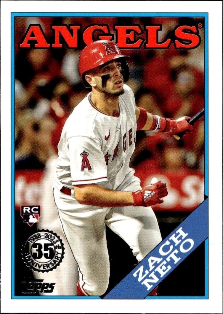 2023 Topps Zach Neto #88US-19 trading card