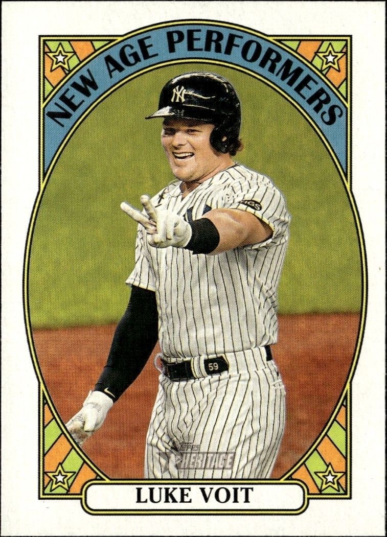 2021 Topps Heritage Luke Voit #NAP-9 trading card