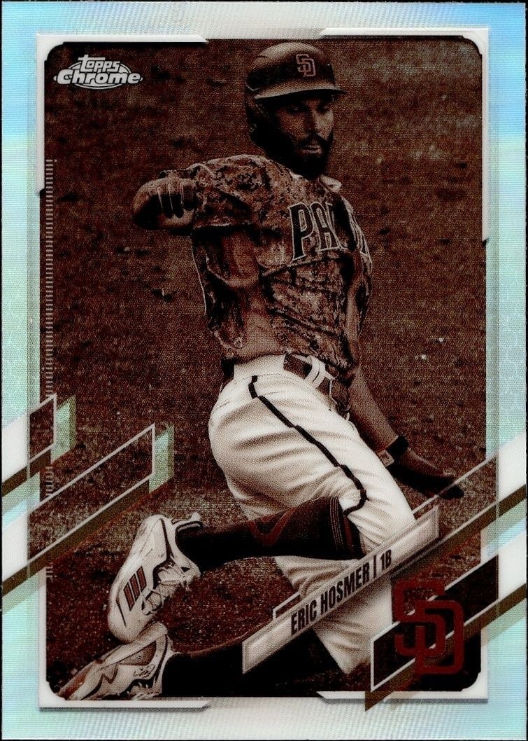 2021 Topps Chrome Eric Hosmer #112 trading card