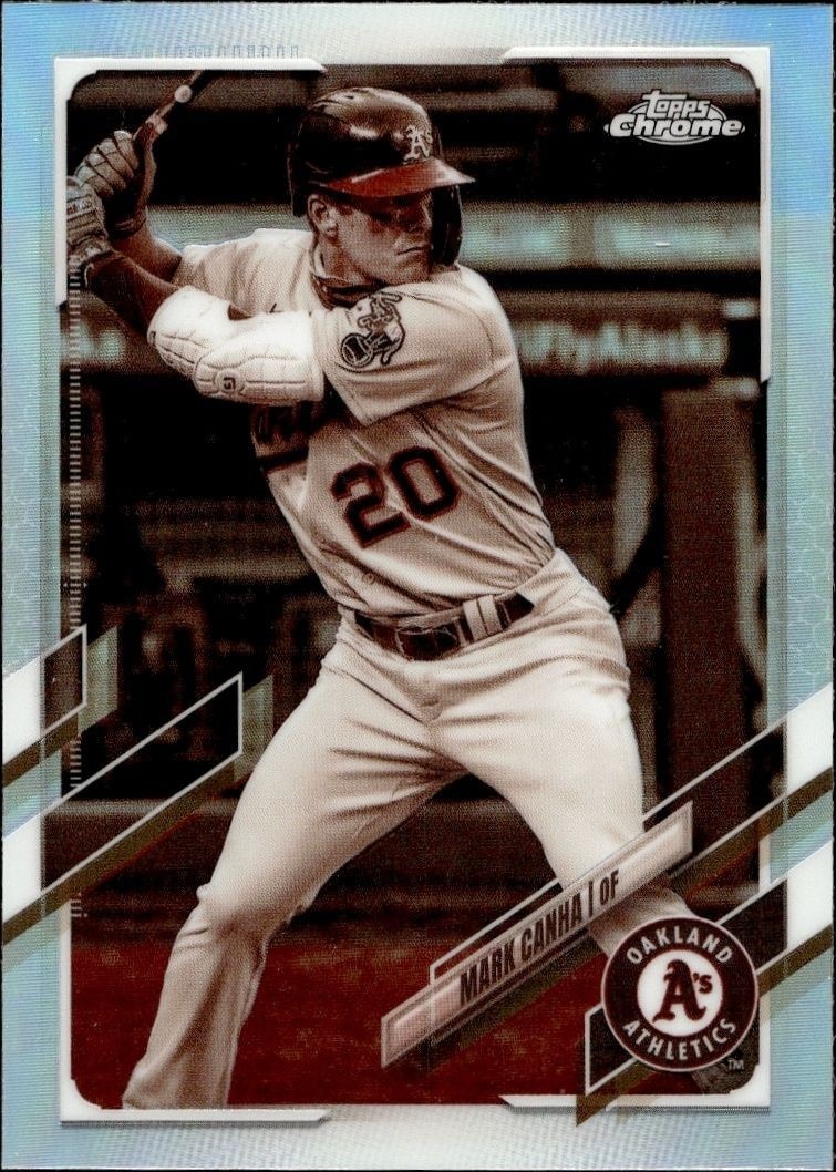 2021 Topps Chrome Mark Canha #37 trading card