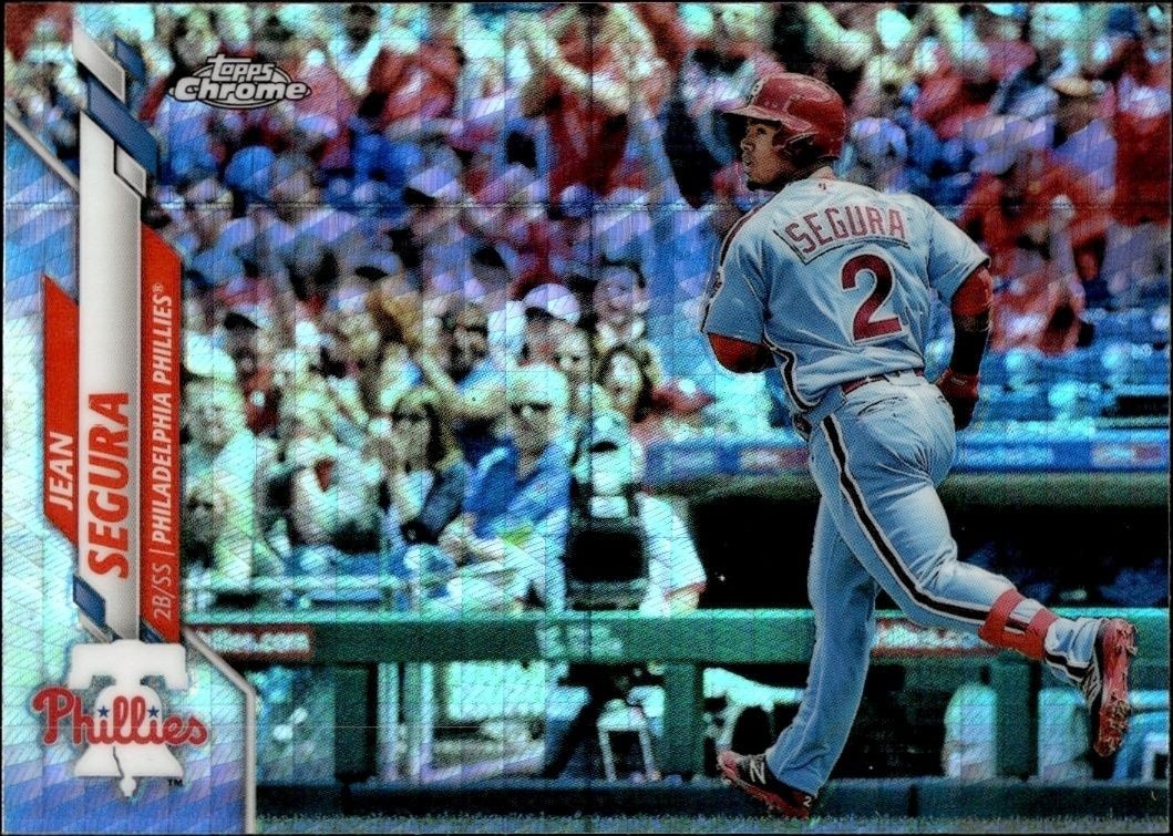 2020 Topps Chrome Jean Segura #38 trading card