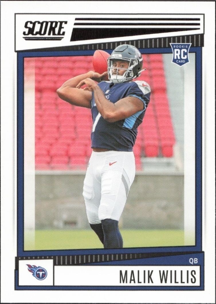 2022 Panini Score Malik Willis #305 trading card