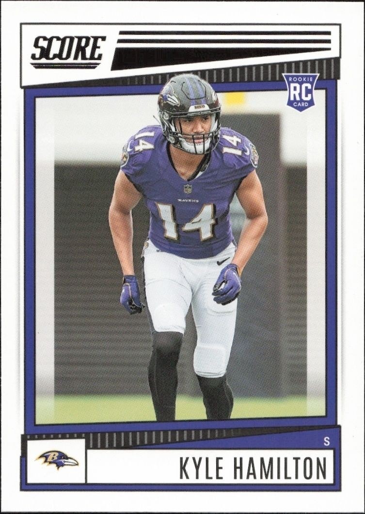 2022 Panini Score Kyle Hamilton #364 trading card