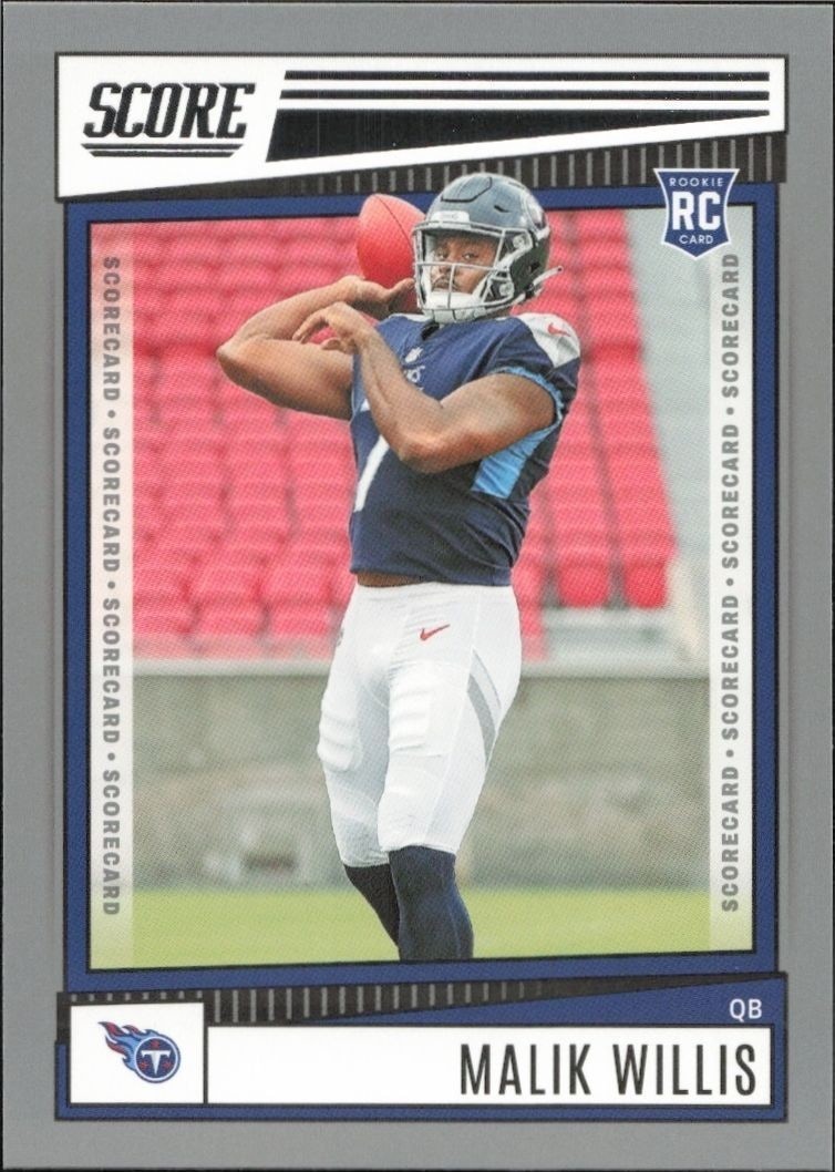 2022 Panini Score Malik Willis #305 trading card
