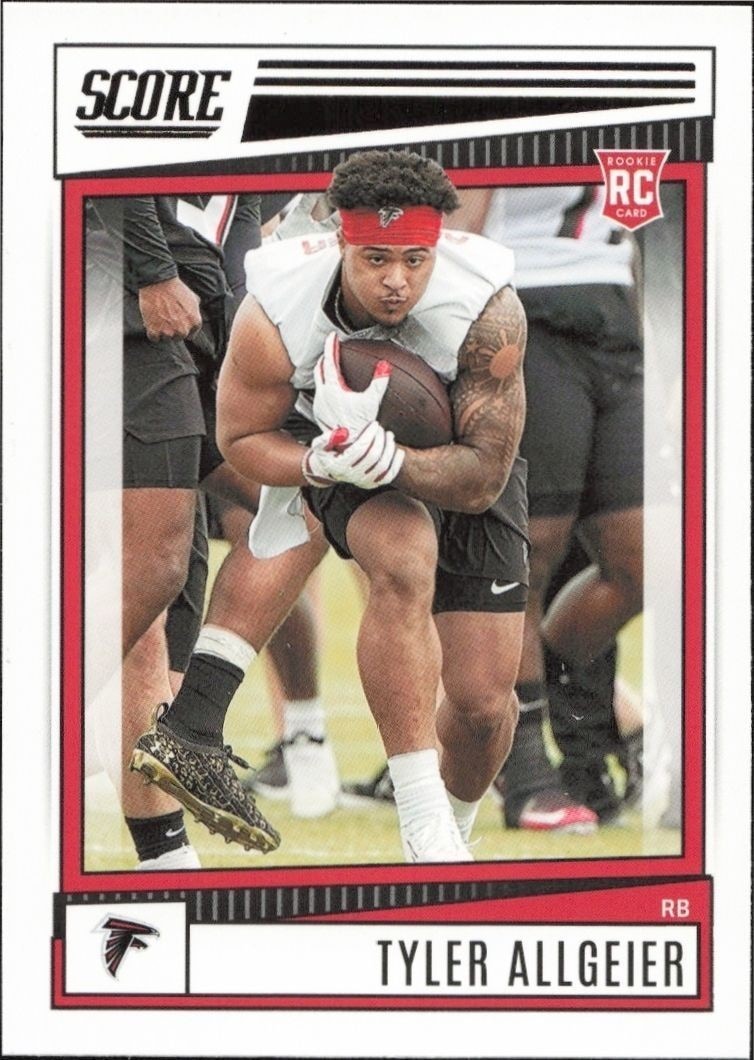 2022 Panini Score Tyler Allgeier #335 trading card