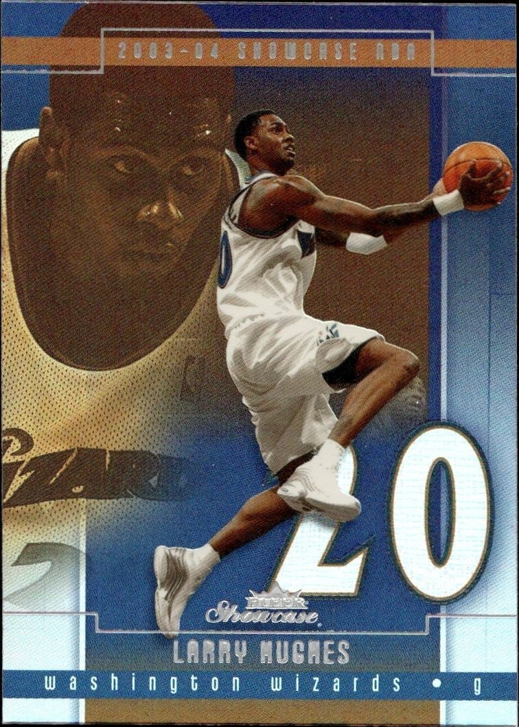 2003-04 Fleer Showcase Larry Hughes #46 trading card