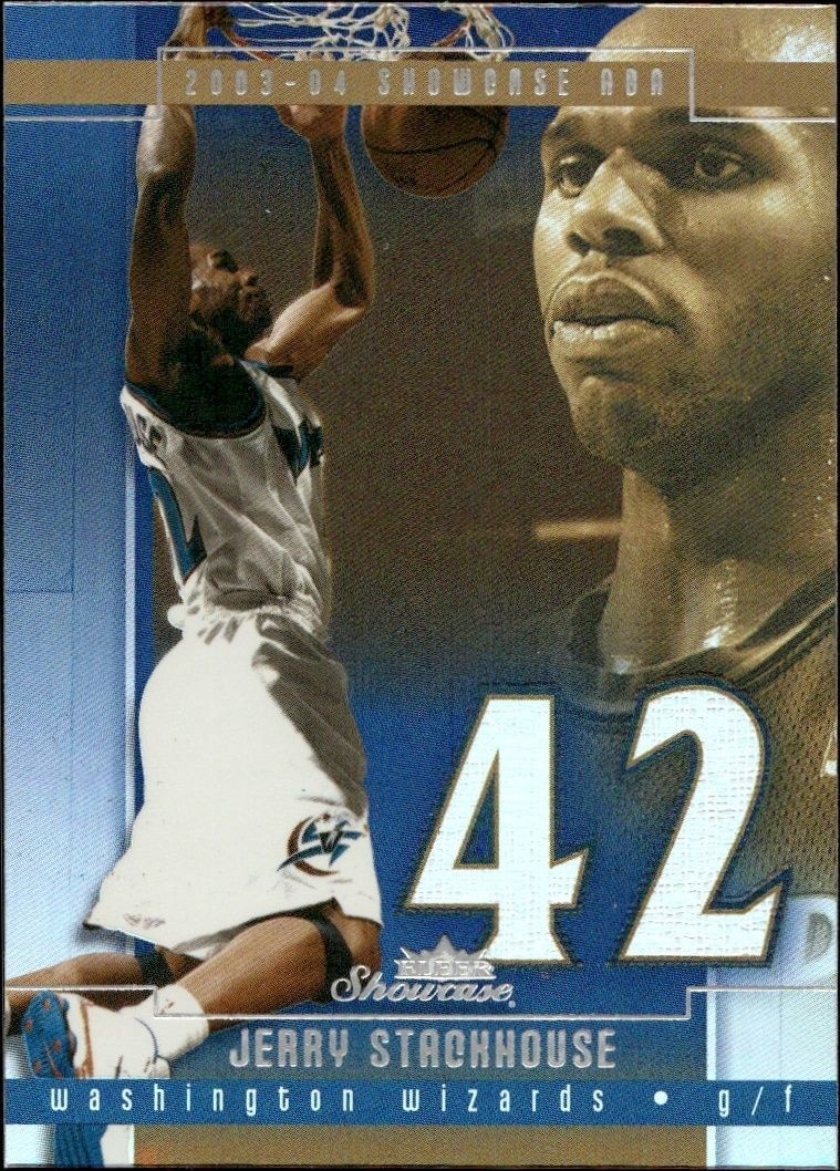2003-04 Fleer Showcase Jerry Stackhouse #35 trading card
