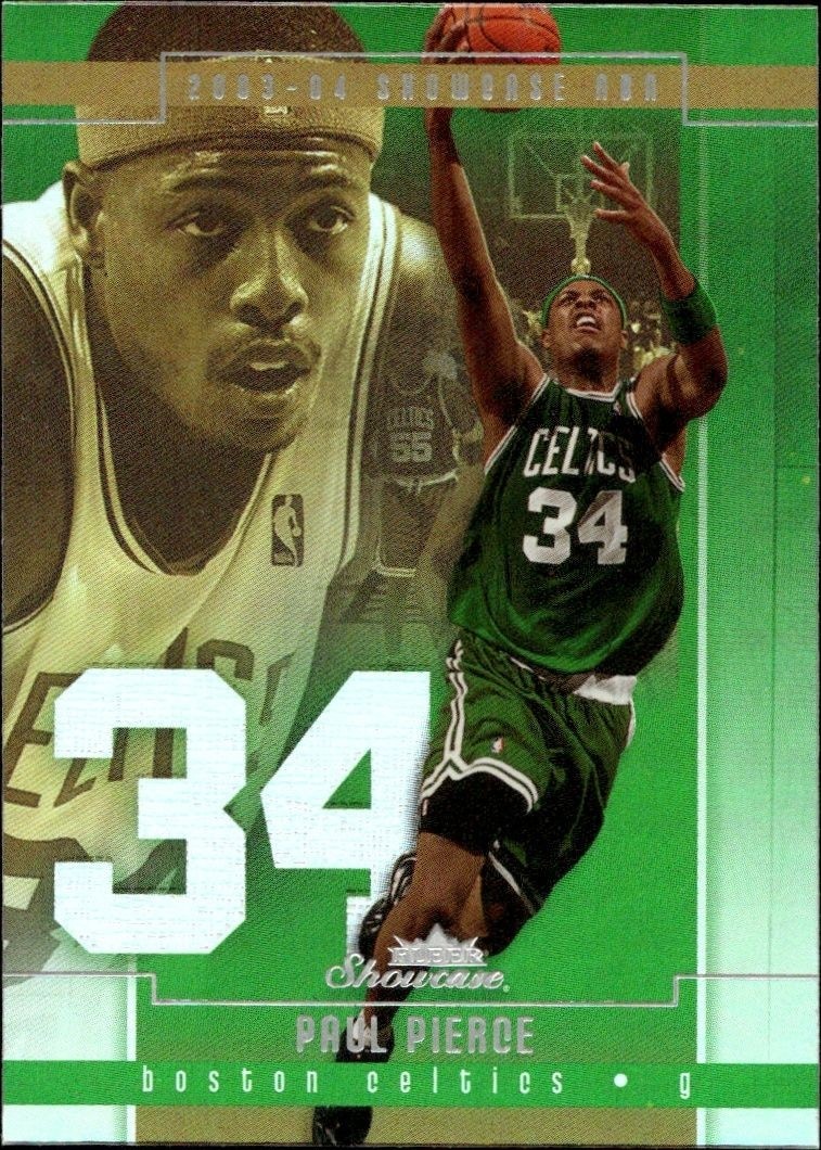 2003-04 Fleer Showcase Paul Pierce #90 trading card
