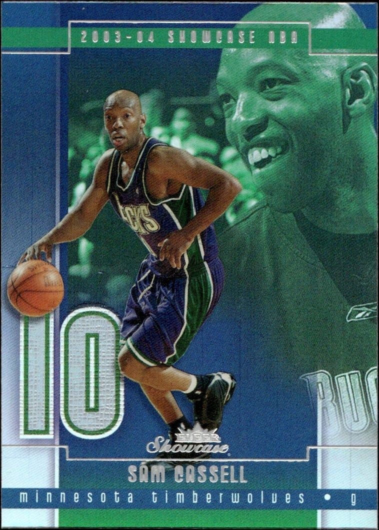 2003-04 Fleer Showcase Sam Cassell #37 trading card