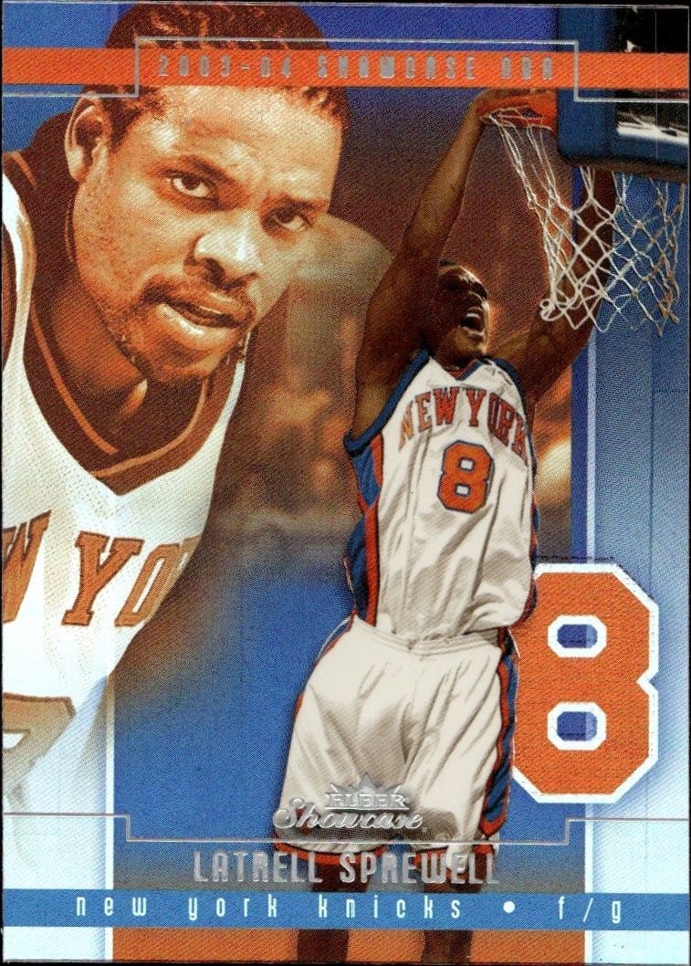 2003-04 Fleer Showcase Latrell Sprewell #68 trading card