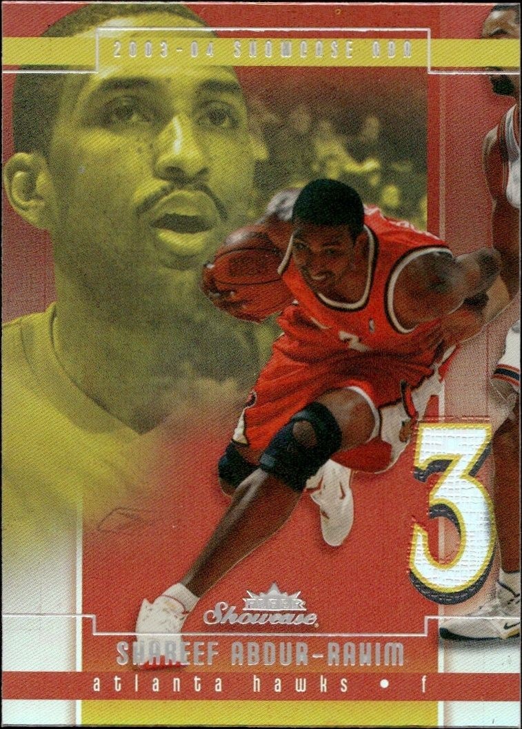 2003-04 Fleer Showcase Shareef Abdur-Rahim #4 trading card