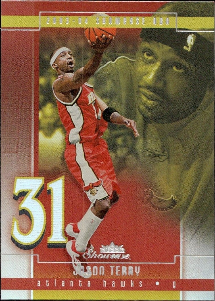 2003-04 Fleer Showcase Jason Terry #39 trading card