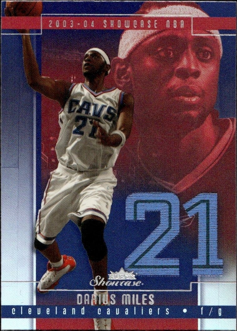 2003-04 Fleer Showcase Darius Miles #9 trading card