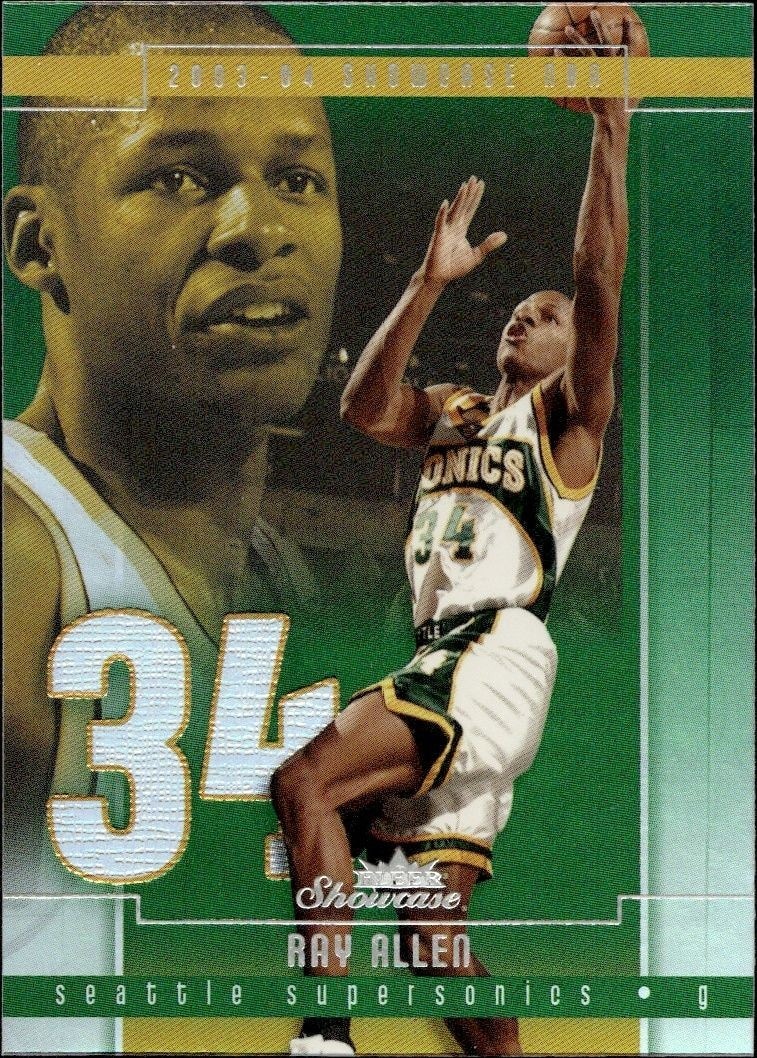 2003-04 Fleer Showcase Ray Allen #79 trading card
