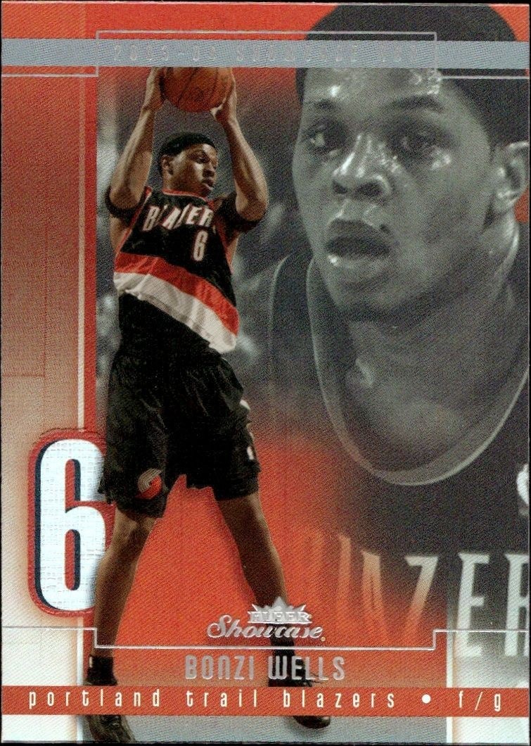 2003-04 Fleer Showcase Bonzi Wells #41 trading card