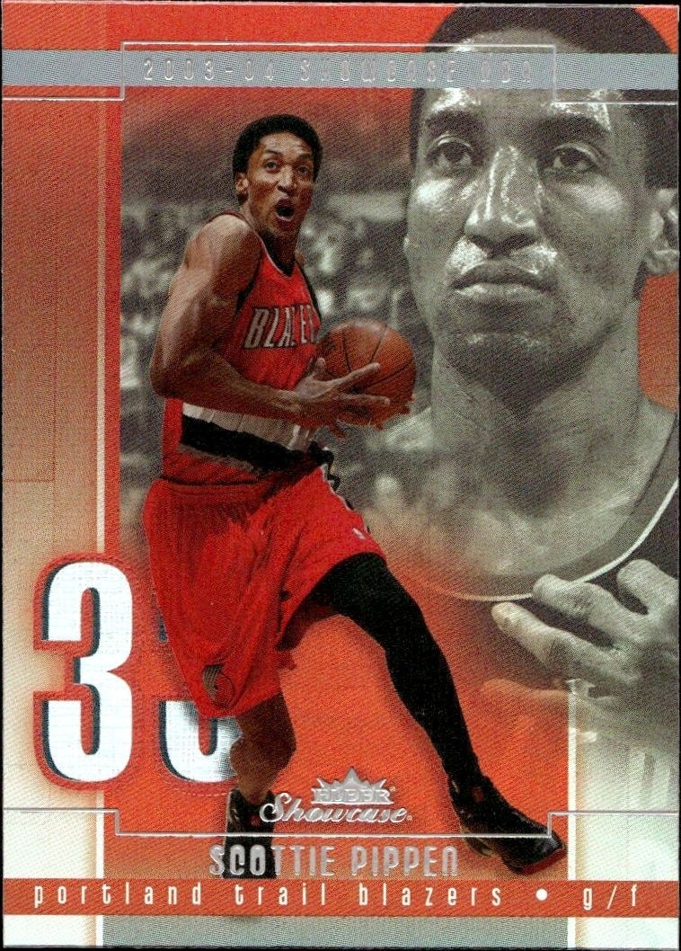 2003-04 Fleer Showcase Scottie Pippen #47 trading card