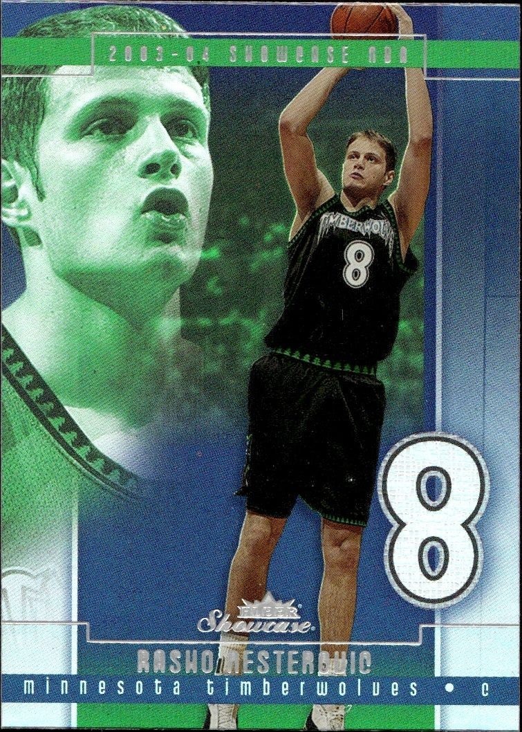 2003-04 Fleer Showcase Rasho Nesterovic #62 trading card