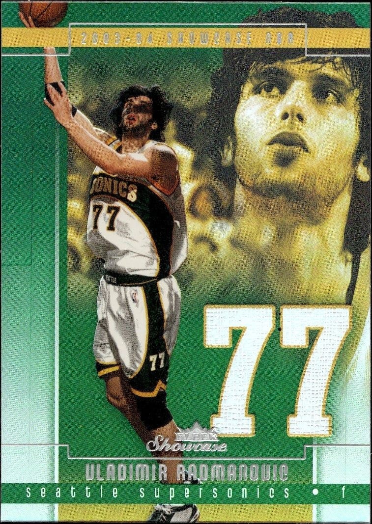 2003-04 Fleer Showcase Vladimir Radmanovic #50 trading card
