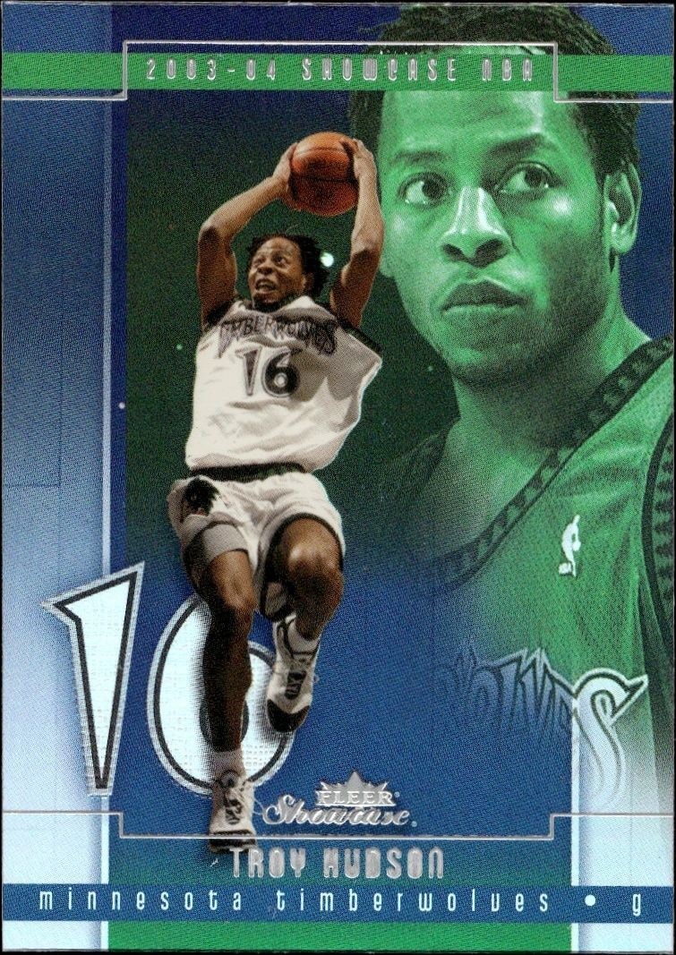2003-04 Fleer Showcase Troy Hudson #38 trading card