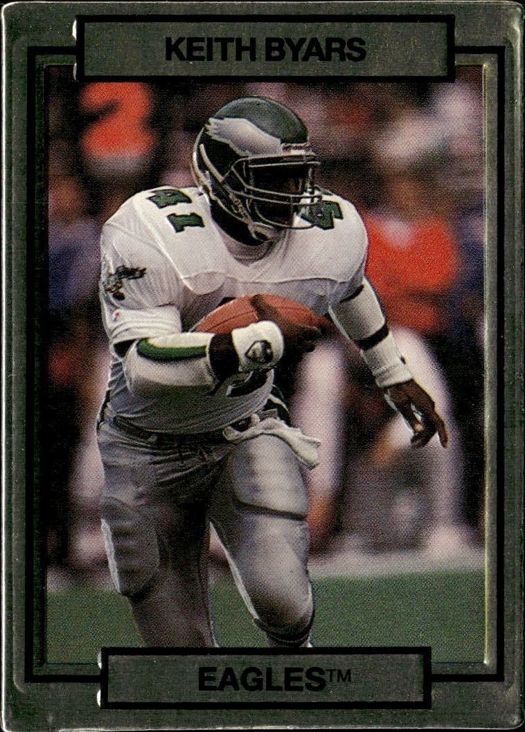 1990 Action-Packed Keith Byars #203 trading card