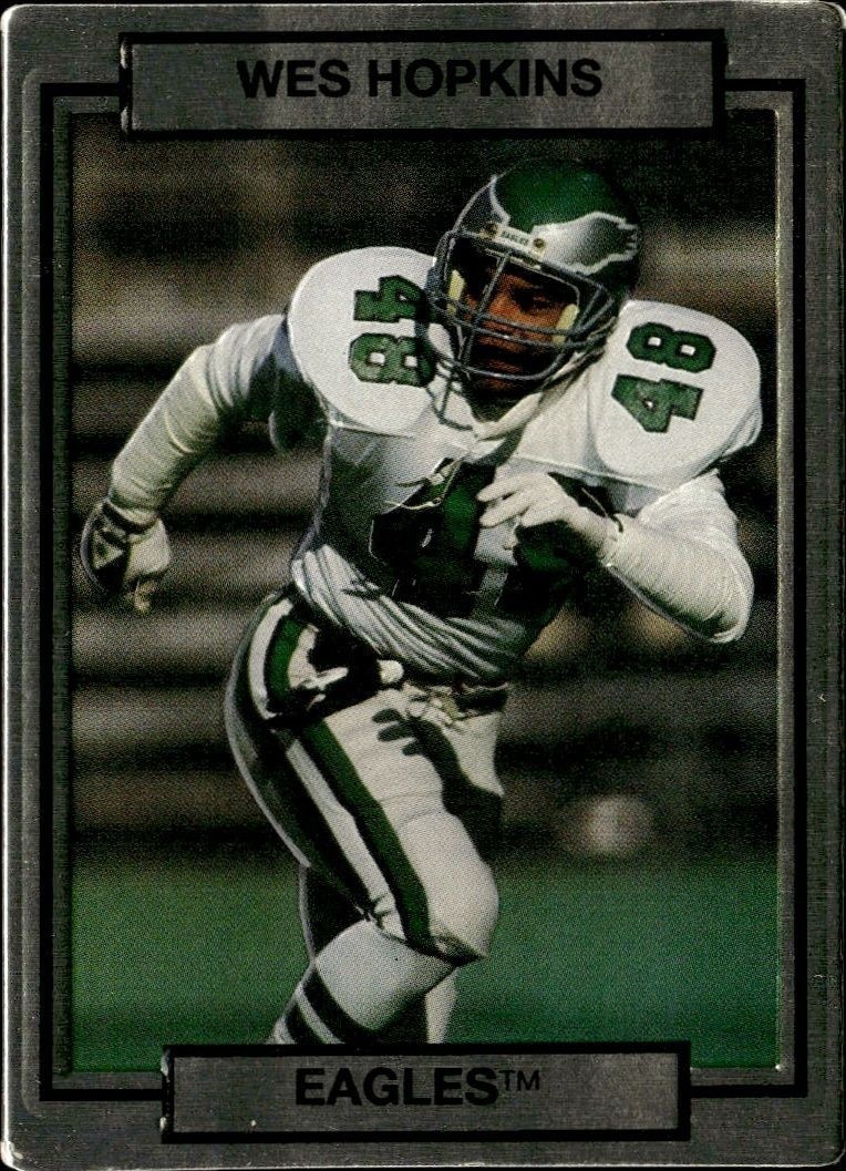 1990 Action-Packed Wes Hopkins #205 trading card