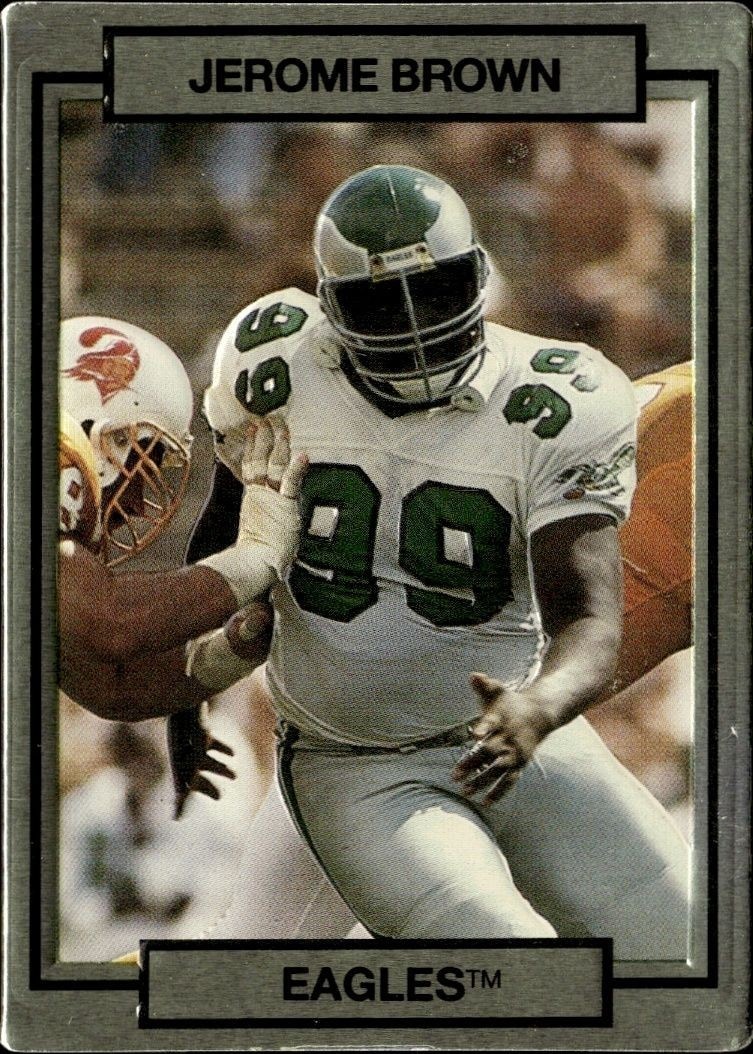 1990 Action-Packed Jerome Brown #202 trading card