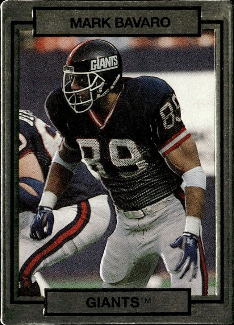 1990 Action-Packed Mark Bavaro #183 trading card