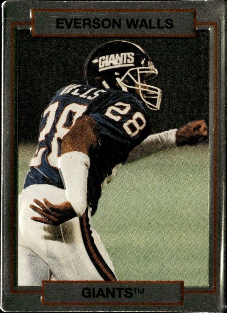 1990 Action-Packed Everson Walls #66 trading card