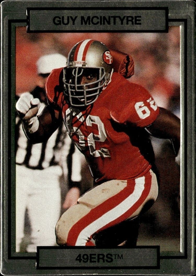 1990 Action-Packed Guy McIntyre #245 trading card