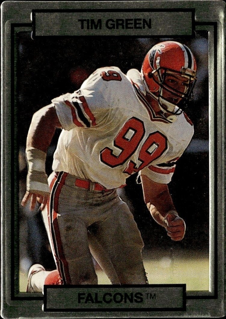 1990 Action-Packed Tim Green #7 trading card